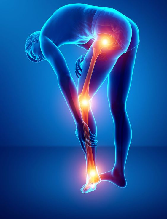 Memory foam cotton leg pillow