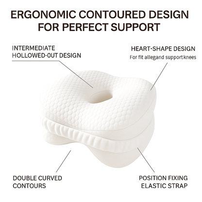 Memory foam cotton leg pillow